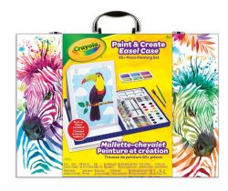 CRAYOLA- MALLETTE-CHEVALET PEINTURE ET CRÉATION